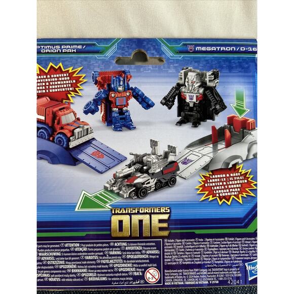 NEW Transformers One Optimus Prime vs. Megatron Action Figure Set 2 In 1 Box - Picture 11 of 13